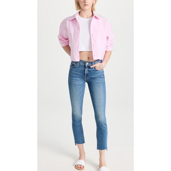 Mother SUPERIOR The Mid Rise Dazzler Ankle Step Fray Something To Remember 26 - Picture 3 of 14